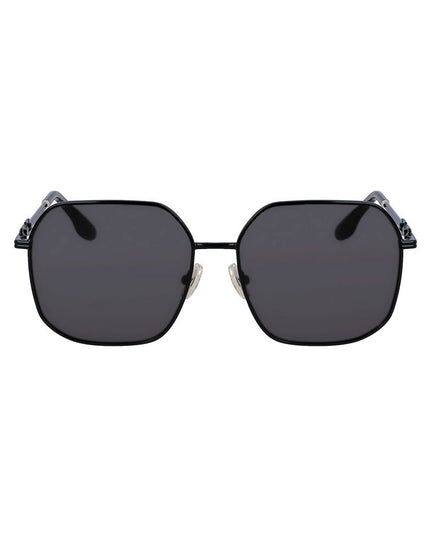 Victoria Beckham Black Metal Sunglasses
