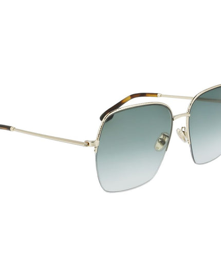 Victoria Beckham Gold Metal Sunglasses