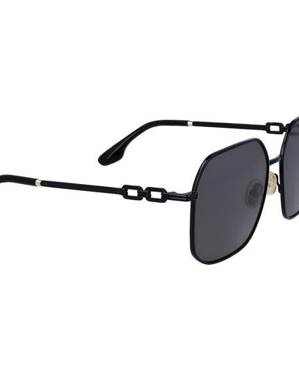 Victoria Beckham Black Metal Sunglasses