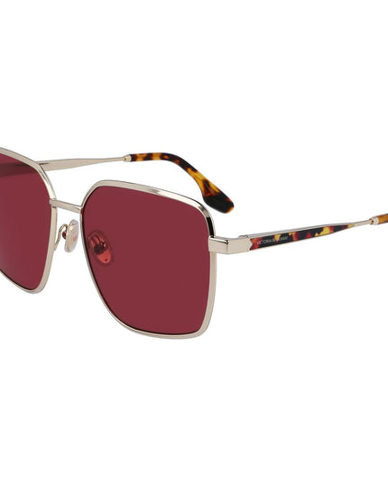 Victoria Beckham Gold Metal Sunglasses