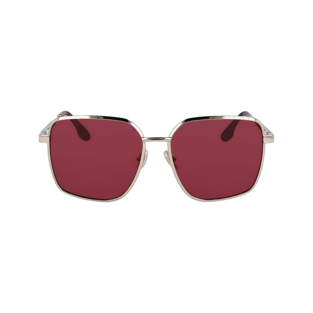 Victoria Beckham Gold Metal Sunglasses
