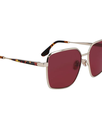 Victoria Beckham Gold Metal Sunglasses