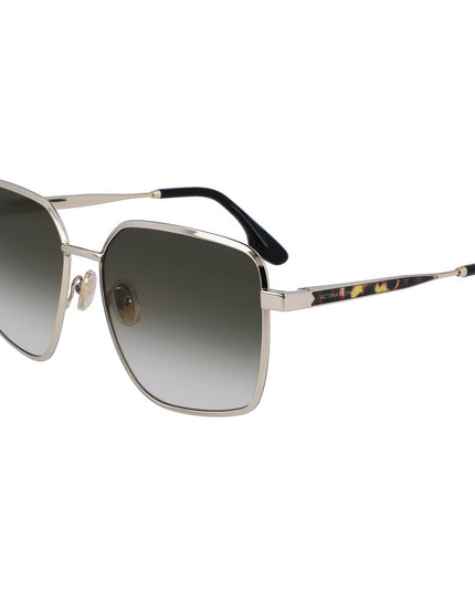 Victoria Beckham Yellow Metal Sunglasses