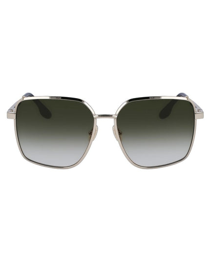 Victoria Beckham Yellow Metal Sunglasses