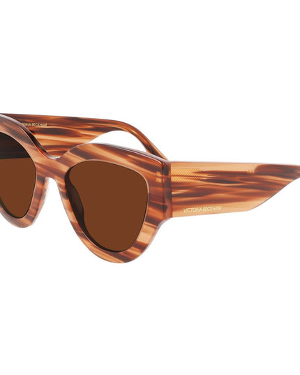 Victoria Beckham Brown Acetate Sunglasses