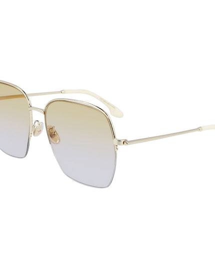 Victoria Beckham Gold Metal Sunglasses