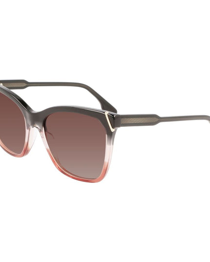 Victoria Beckham Gray Acetate Sunglasses