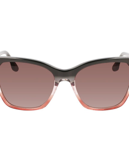 Victoria Beckham Gray Acetate Sunglasses
