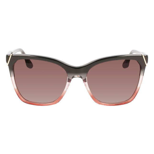 Victoria Beckham Gray Acetate Sunglasses