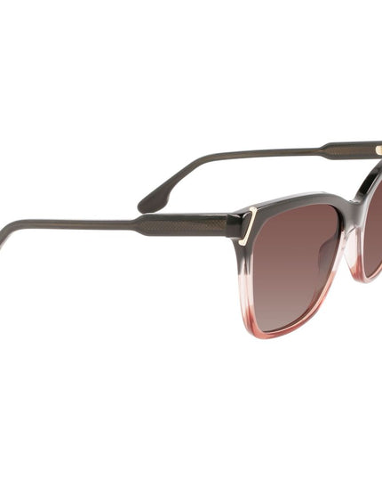 Victoria Beckham Gray Acetate Sunglasses