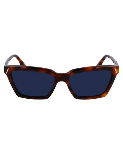 Victoria Beckham Brown Acetate Sunglasses