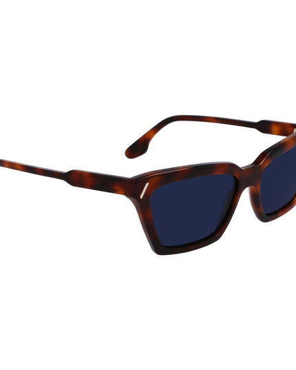 Victoria Beckham Brown Acetate Sunglasses
