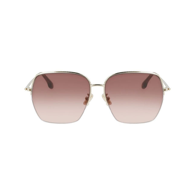 Victoria Beckham Gold Metal Sunglasses