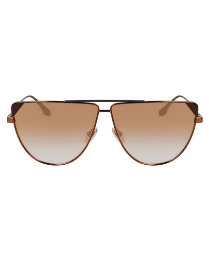 Victoria Beckham Brown Metal Sunglasses