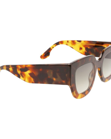 Victoria Beckham Brown Acetate Sunglasses