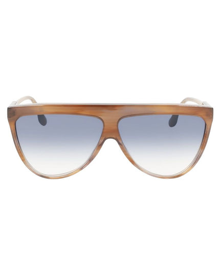 Victoria Beckham Brown Acetate Sunglasses