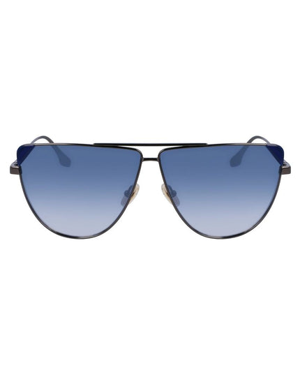Victoria Beckham Blue Metal Sunglasses