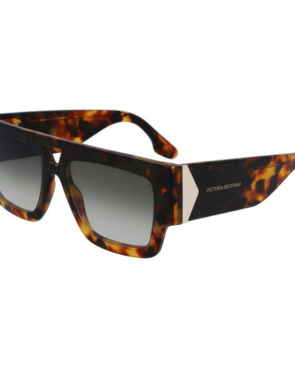 Victoria Beckham Brown Acetate Sunglasses