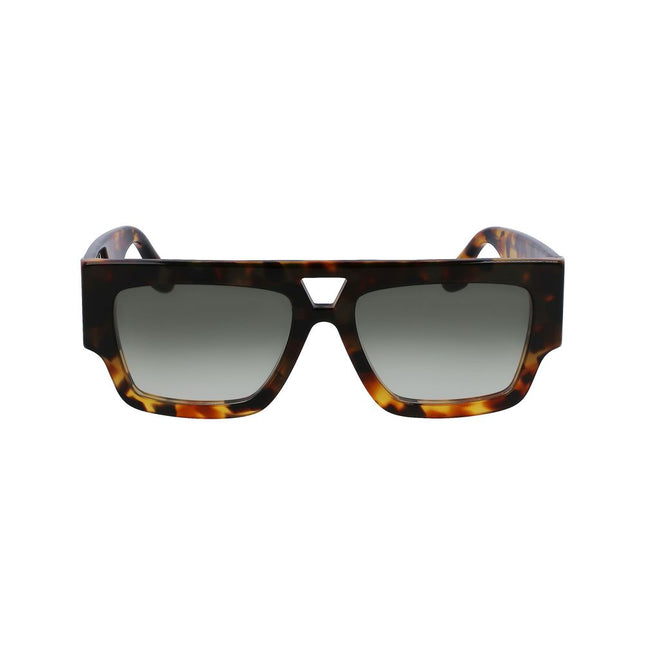 Victoria Beckham Brown Acetate Sunglasses