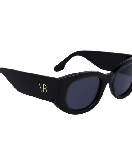 Victoria Beckham Black Acetate Sunglasses