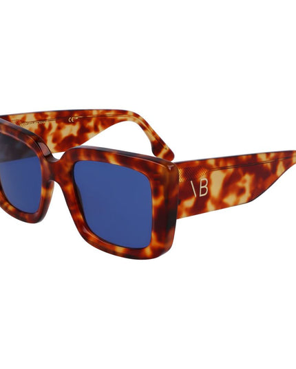 Victoria Beckham Brown Acetate Sunglasses
