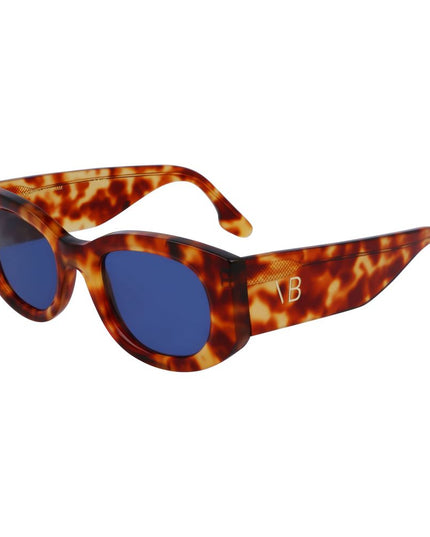 Victoria Beckham Brown Acetate Sunglasses