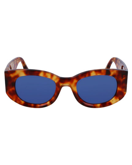 Victoria Beckham Brown Acetate Sunglasses