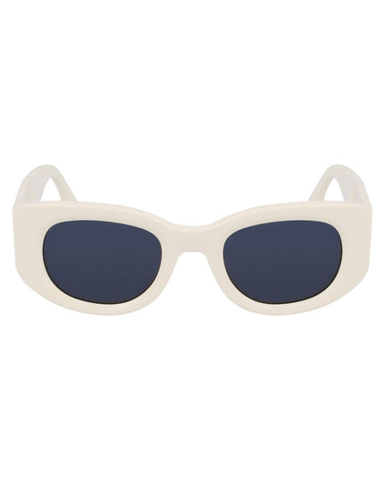 Victoria Beckham Gray Acetate Sunglasses