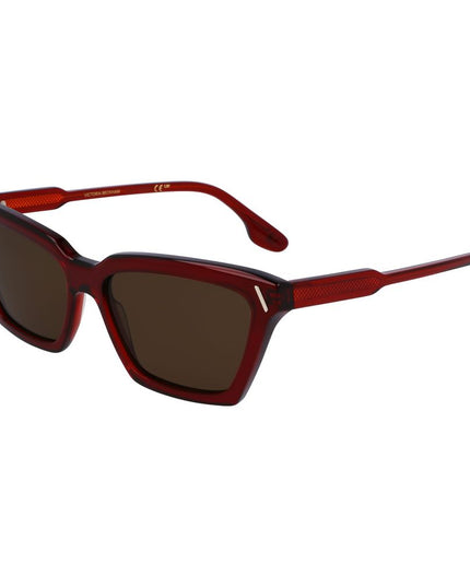 Victoria Beckham Red Acetate Sunglasses