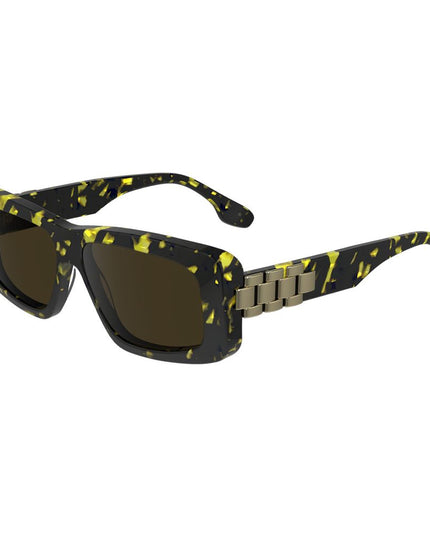 Victoria Beckham Yellow Acetate Sunglasses