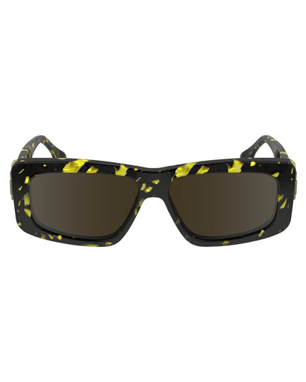 Victoria Beckham Yellow Acetate Sunglasses