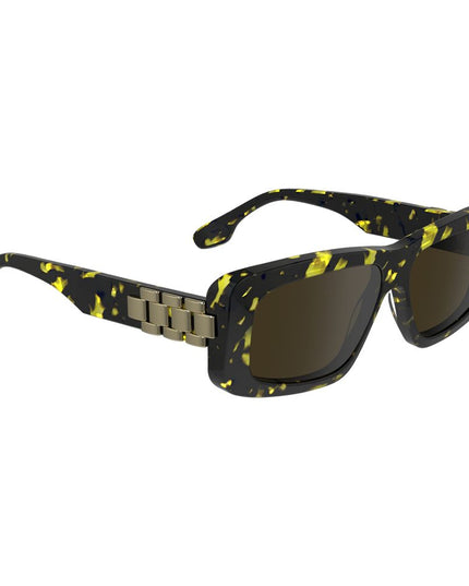 Victoria Beckham Yellow Acetate Sunglasses