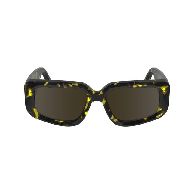 Victoria Beckham Yellow Acetate Sunglasses