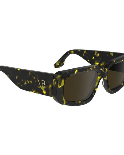 Victoria Beckham Yellow Acetate Sunglasses