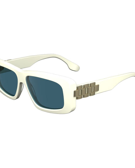 Victoria Beckham White Acetate Sunglasses