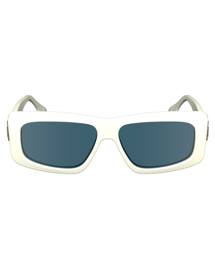 Victoria Beckham White Acetate Sunglasses