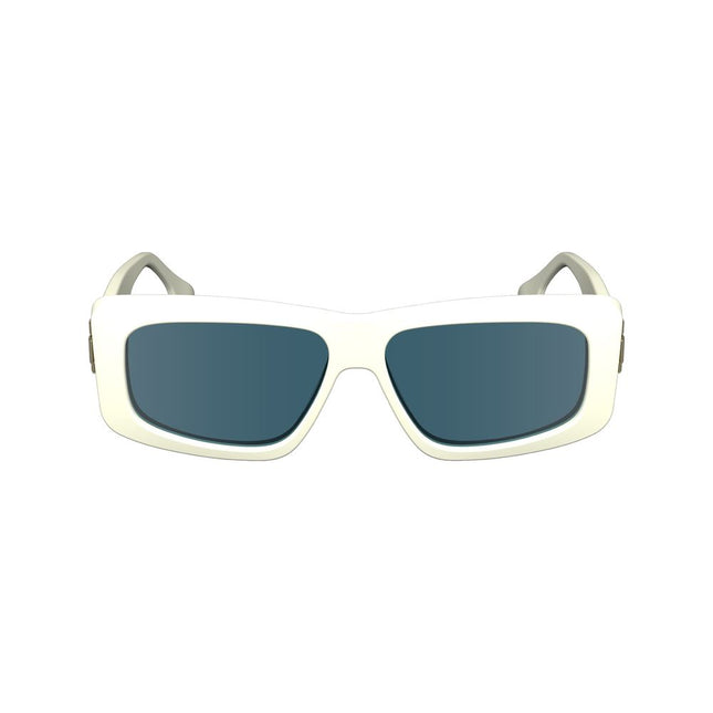 Victoria Beckham White Acetate Sunglasses