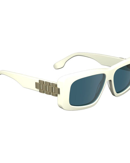 Victoria Beckham White Acetate Sunglasses
