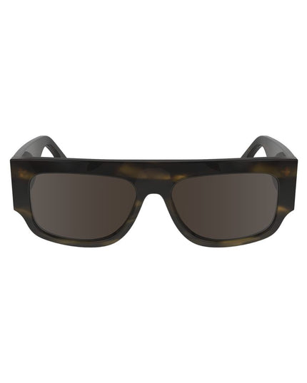 Victoria Beckham Brown Acetate Sunglasses