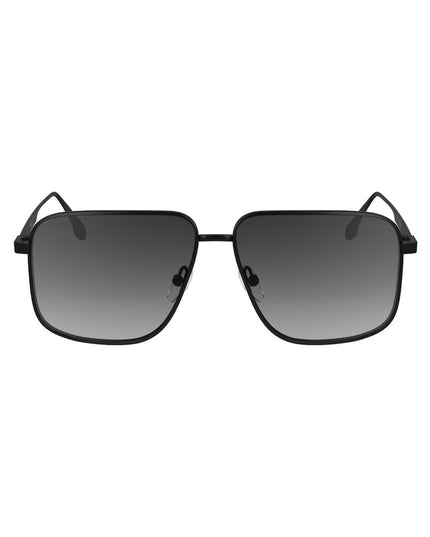 Victoria Beckham Black Metal Sunglasses