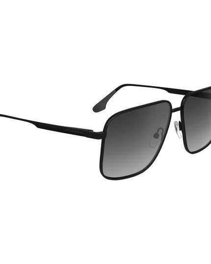 Victoria Beckham Black Metal Sunglasses