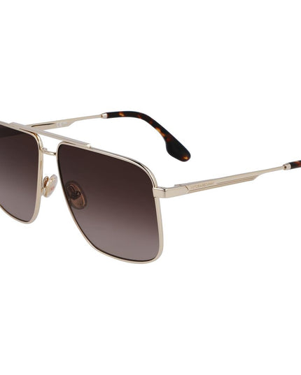 Victoria Beckham Gold Metal Sunglasses