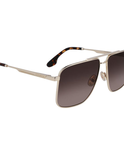 Victoria Beckham Gold Metal Sunglasses
