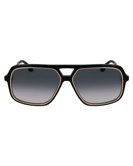 Victoria Beckham Black Acetate Sunglasses