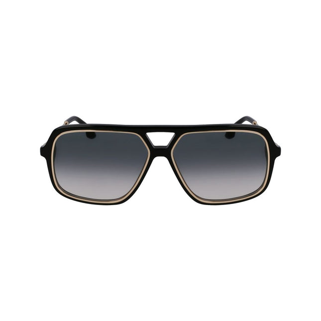 Victoria Beckham Black Acetate Sunglasses