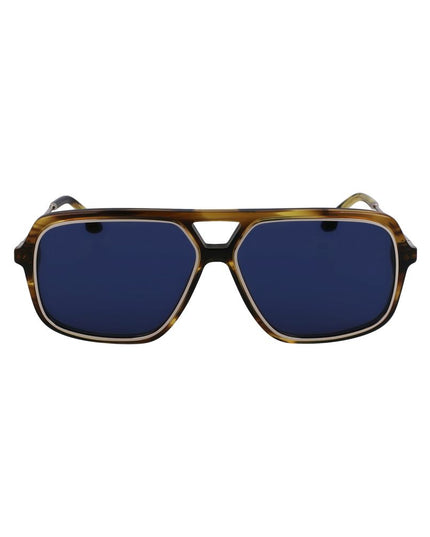 Victoria Beckham Brown Acetate Sunglasses