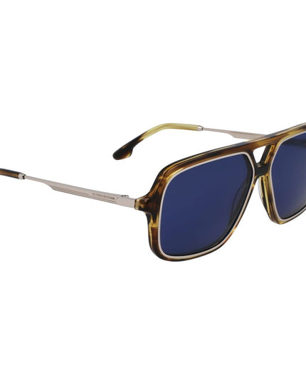 Victoria Beckham Brown Acetate Sunglasses