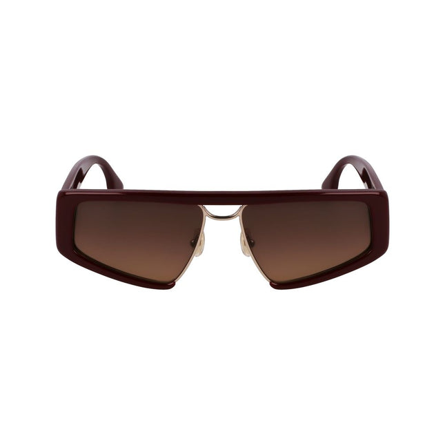 Victoria Beckham Red Metal Sunglasses