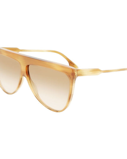 Victoria Beckham Gold Acetate Sunglasses