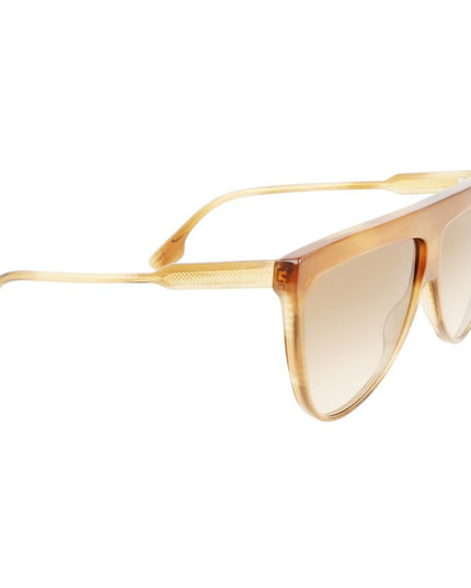Victoria Beckham Gold Acetate Sunglasses